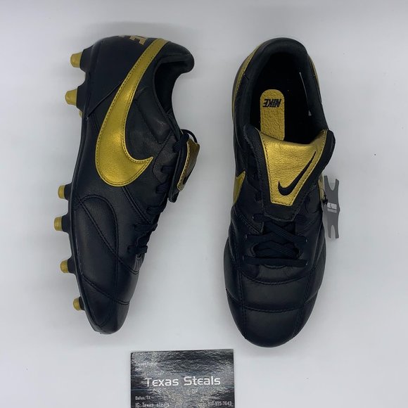 NEW Nike Kangaroo Premier 2 Cleats Black Gold main image 6